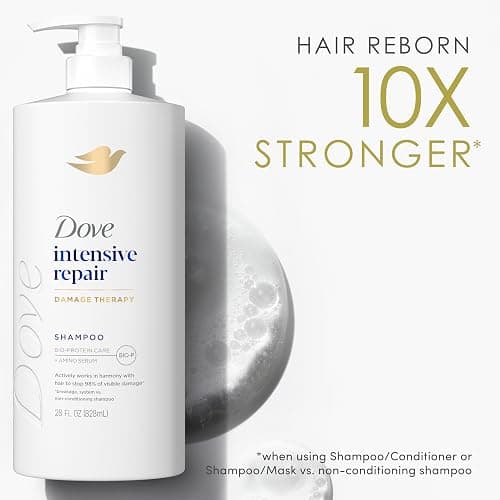Dove Shampoo Intensive Repair for Damaged Hair with Bio-Protein Care Technology and Amino Serum 28 Fl Oz thumbnail 10