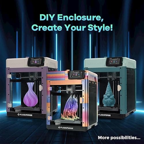 FLASHFORGE Adventurer 5M 3D Printer with Fully Auto Leveling, Max 600mm/s High Speed Printing, 280°C Direct Extruder with 3S Detachable Nozzle, CoreXY All Metal Structure, Print Size 220x220x220mm thumbnail 7