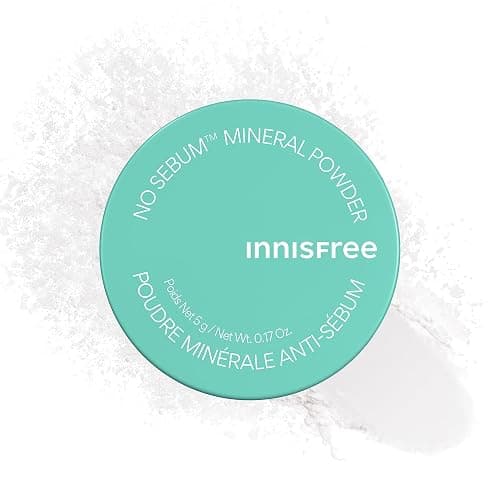 innisfree No Sebum Matte Mineral Powder | Korean Loose Setting Powder for Oil & Shine Control | Blurs Fine Lines & Imperfections | Lightweight, Natural Finish | Available In Jumbo & Pressed Powder - Image 1
