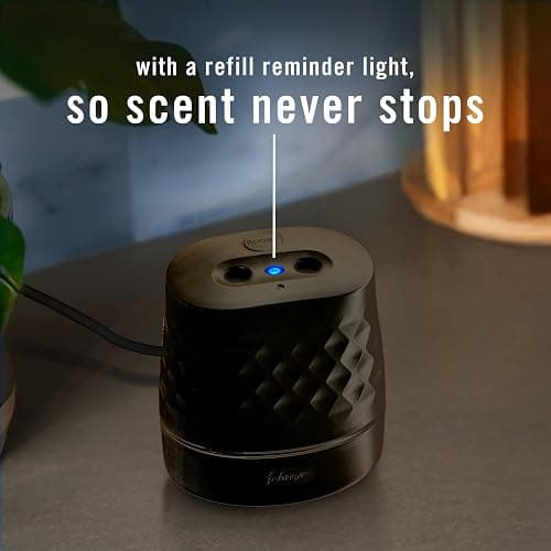 Febreze Plug Scent Booster in Black, Continuous Scent Device Oil Diffuser, Compatible with Febreze Air Freshener Plug in Refills thumbnail 10