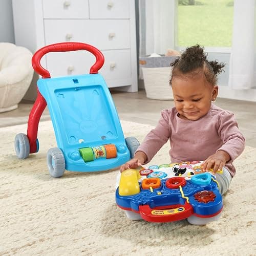 VTech Sit-to-Stand Learning Walker (Frustration Free Packaging), Blue thumbnail 8