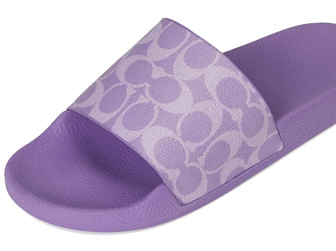 Coach Women's Udele Sport Slide Flat Sandal - 5 - Iris thumbnail 6