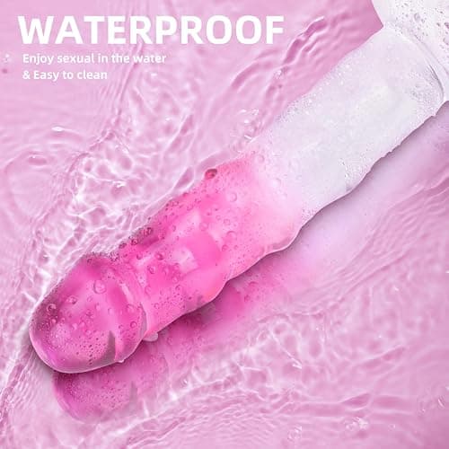 Sex Toy Realistic Pink Dildo for Women - TUFEEL G Spot Adult Toys, Gradient Clear Penis with Strong Suction Cup, Soft Lifelike Dick for Beginner & Couples Anal Vaginal Sexy Play, Strap-on Pleasure thumbnail 6