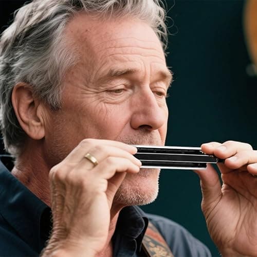 SDREAM Harmonicas for Adults Beginner,C Key Blues Harmonicas for Professional Musicians, Students,Harmonica 10 Holes 20 Tones,Diatonic Harmonica with Case,As a Gift(Gold, 10 holes blues primary) thumbnail 4