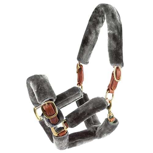 HackFond 9 Pieces Horse Halter Fleece Cover Set Fleece Halter Kit for Horses - Image 1