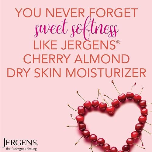 Jergens Original Scent Dry Skin Body Lotion, Hand and Body Moisturizer, Cherry Almond Essence, Dermatologist Tested, 32 Oz - 32 Fl Oz (Pack of 1) thumbnail 3