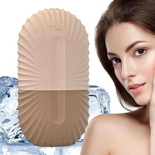 Ice Roller for Face and Eyes | Face Ice Mold Facial Cooling Roller Massage | Silicone Beauty Facial Rollers for Puffiness | for Face Eye Neck Brighten Skin thumbnail 6