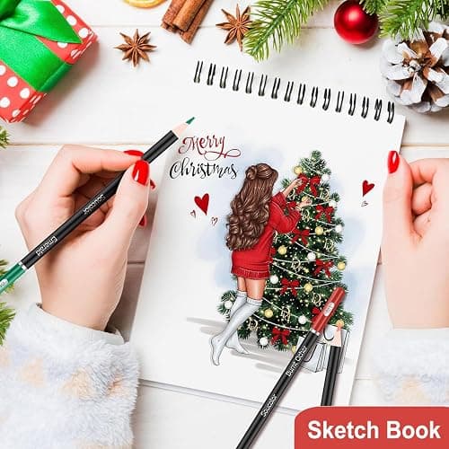 Soucolor 72-Color Colored Pencils for Adult Coloring Books, Soft Core, Back to School Supplies, Smooth Coloring Pencils for Sketching, Drawing, Blending, Shading, Arts & Crafts Supplies Gift thumbnail 5