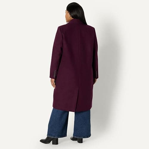 Amazon Essentials (Demi's Pick) Women's Regular-Fit Double Breasted Wool-Blend Longline Coat thumbnail 8