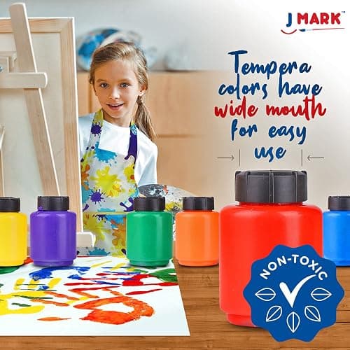 SOFIA,VIOLETA-J MARK 38-Piece Toddler Paint Set, Includes Washable Tempera Paint, Art Smock, Painting Paper, Brushes, Tools thumbnail 4