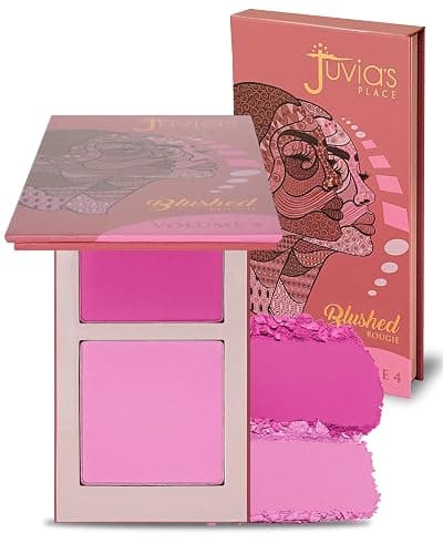 Juvia's Place Duo Blush Volume 4 - Matte Powder Blush for Cheeks Makeup | Highly Pigmented, Two Tone Make Up Powder Blush with Buildable Color for Natural or Bold Looks - Image 1