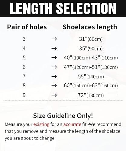 Handshop 2 Pairs Flat Athletic Shoelaces 5/16" in 40"-63" Wide Sneaker Replacement Shoe Laces - 47'' inches (120 cm) - 2 X White thumbnail 6