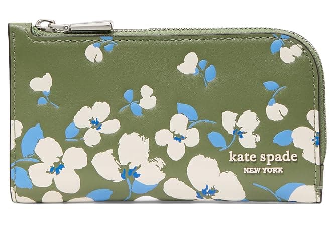 kate spade new york Women's Devin Pebbled Leather Small Slim Bifold Wallet - Image 1