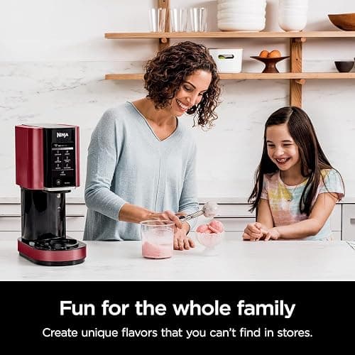 Ninja NC301 CREAMi, Ice Cream, Gelato, Milkshake, Sorbet, and Smoothie Bowl Maker, 7 One-Touch Programs, Red (Renewed) thumbnail 6