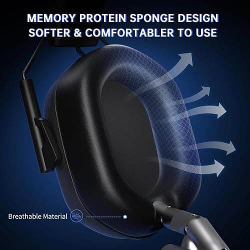 RYR Wireless Gaming Headset for Xbox Series X|S, Xbox One, PC, PS4/5, Mac, Switch, Mobile, 3D Surround Sound, Bluetooth 5.3, 60H Battery, Gaming Headphones with Detachable Noise Canceling Mic-Black thumbnail 5