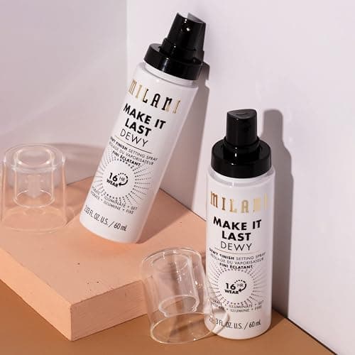 Milani Make It Dewy Setting Spray 3 in 1- Hydrate + Illuminate + Set (2.03 Fl. Oz.) Makeup Finishing Spray - Makeup Primer & Hydrating Setting Spray thumbnail 7