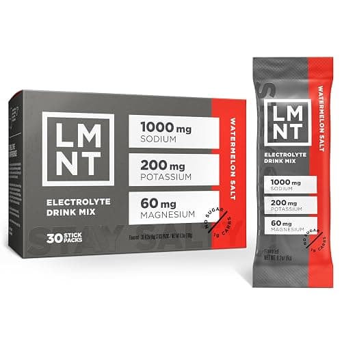 LMNT Zero Sugar Electrolytes - Watermelon Salt | Drink Mix | 30-Count - Image 1