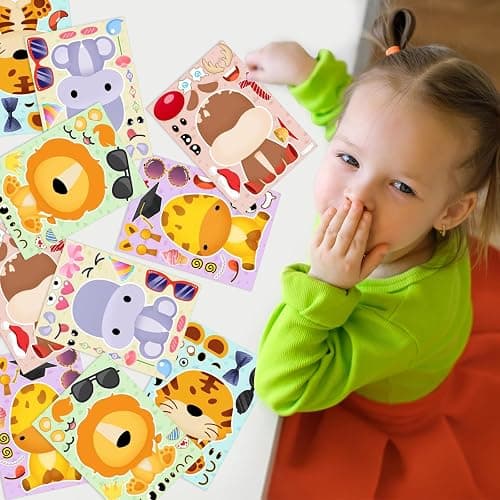 DMIGHT Jungle Safari Party Favors Set Wild Animals Set for Kids Birthday Gifts, Wild Theme Party favors for Kids Birthday Party Baby Shower Goodie Bag Fillers Jungle Safari Party Supplies (Animal) thumbnail 2