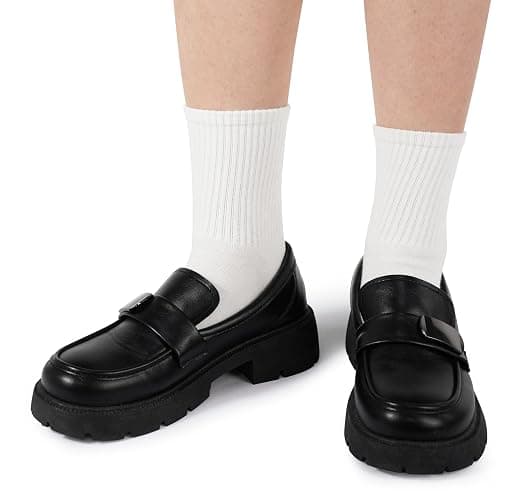BomKinta Women Casual Calf Socks - Cute Cotton Crew Socks - Soft Above Ankle Sock 6 Pairs Size 5-10 thumbnail 4