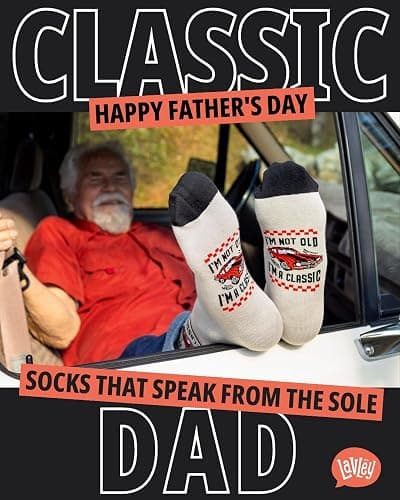 Lavley Funny Socks for Men - Cool gifts for Father's Day, Birthdays, and Christmas Stocking Stuffers thumbnail 3