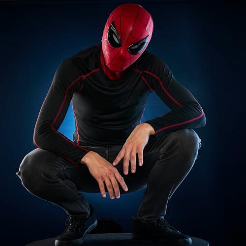 Spider-Man Marvel Legends Series Homecoming Electronic Expressive Mask, Premium Interactive Roleplay Gear for Adults thumbnail 9