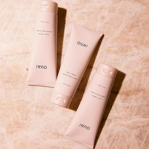 OUAI Curl Cream + Hair Oil Bundle - Hair Styling Products for Frizz Control - Includes Curl Cream (8 Oz) + Hair Oil (1.5 Oz) - 2-Piece Hair Care Set thumbnail 7