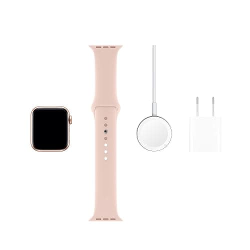 Apple Watch Series 5 (GPS + Cellular, 40MM) - Gold Aluminum Case with Pink Sport Band (Renewed) thumbnail 6