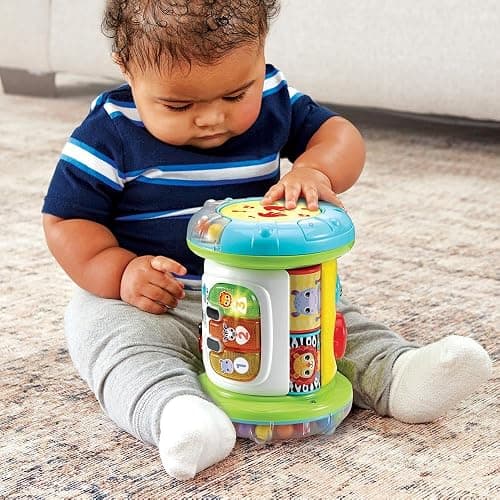 VTech - Jouet Musical Magi Rouleau Tam-Tam 3 en 1, Instrument de Musique Enfant, Jouet d'Activité et de Développement, Jeu Évolutif, Cadeau Bébé Garçon et Fille Dès 9 Mois - Contenu en Français thumbnail 9