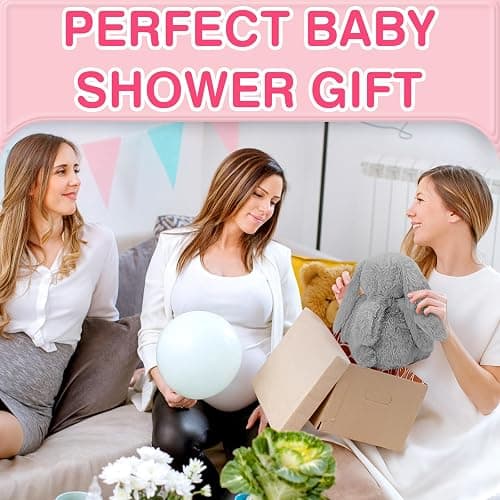 DEARBABY Baby Soother Cry Activated Sensor Toys,Heartbeat Bunny for Babies,Plush Stuffed Animal for Newborn Infants,Baby Toy Vibrating with Mom’s Heartbeat, for Girls and Boys thumbnail 2