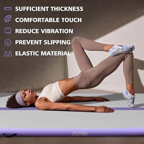 BPB Inflatable Gymnastics Mat. 10ft Air Tumble Track for Home Use/Training/Gymnastics/Cheerleading/Yoga/Pilates/Martial Arts/Gym/Beach/Cheerleading/Water Fun thumbnail 4