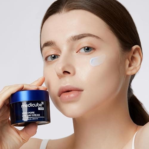Medicube Zero Pore One-Day Cream 1.69 fl.oz - Visibly Smaller Pores, Controls Excess Oil - Pore Refining Cream with Panthenol, Salicylic Acid, and Niacinamide - Korean Skincare thumbnail 3