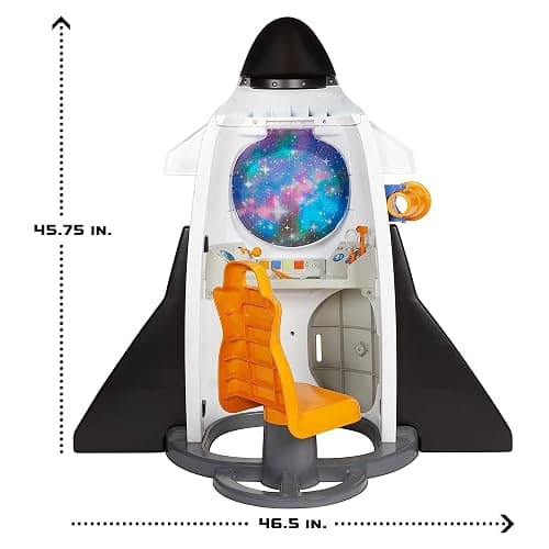 Little Tikes Adventure Rocket Realistic Space Astronaut Pretend Role Play for Kids, Boys, Girls, 2-6 Years Old thumbnail 3