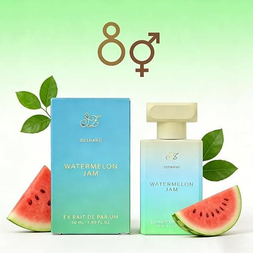 OUSHANG Watermelon Jam Perfume for Women and Men, Juicy Watermelon Fruity Scent, Fresh Sweet Summer Fragrance, Long Lasting Extrait de Parfum thumbnail 4