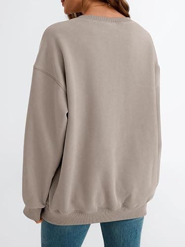 EFAN Womens Sweatshirts Oversized Crewneck Y2K Fleece Hoodies Fall Fashion 2025 Teen Girls Cute Winter Clothes Sweater thumbnail 4