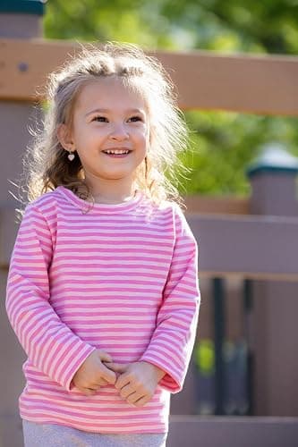 Monica + Andy Long Sleeve Tee, Organic Cotton Clothes for Girls & Boys, Printed T-Shirt Sizes for Kids, Toddler & Baby thumbnail 2