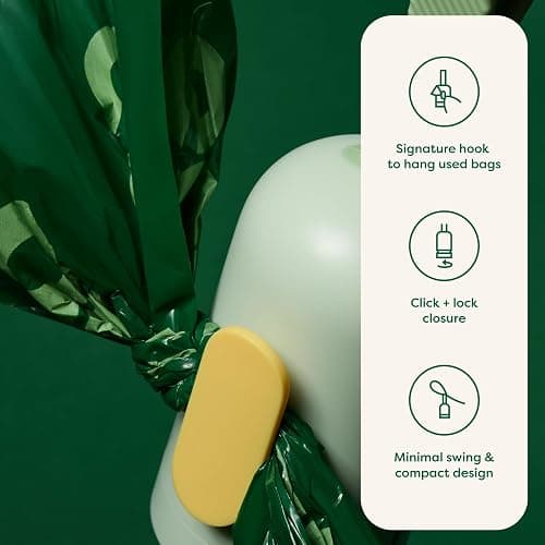 Earth Rated Dog Poop Bag Holder, Durable and Guaranteed Leakproof, Unscented, Dispenser with Starter Roll thumbnail 8