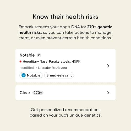 Embark Breed & Health Kit - Dog DNA Testing Kit - Discover Breed, Ancestry, Relative Finder, Genetic Health, Traits, Allergy Risk Scores thumbnail 3