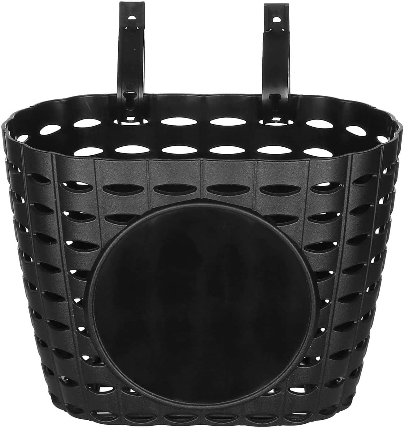 Freefish Kids Bike Basket with Adjustable Straps Design, Handlebar Bicycle Basket for Children Bike Accessories (Black)