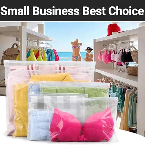 Svaldo Swimsuit Bags Storage Clear, Clothing Packaging Bags for Bikini, Swimwear, Bathing Suit Storage, T Shirt Packaging, 10x8 inch, Pack of 25, 3 Mil with Vent Holes - 10x8"/Pack of 25 - Clear thumbnail 7