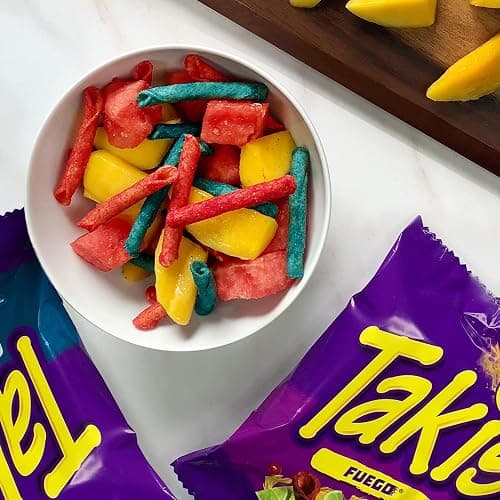 Takis Blue Heat Rolled Tortilla Chips, Hot Chili Pepper Artificially Flavored, 9.9 Ounce Bag thumbnail 9