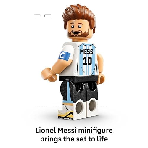 LEGO Editions Lionel Messi – Soccer Highlights - Building Set for Boys & Girls, Ages 10+ - Collectible Soccer Gift with Plaque - Kids Bedroom or Shelf Decor - 43011 thumbnail 5