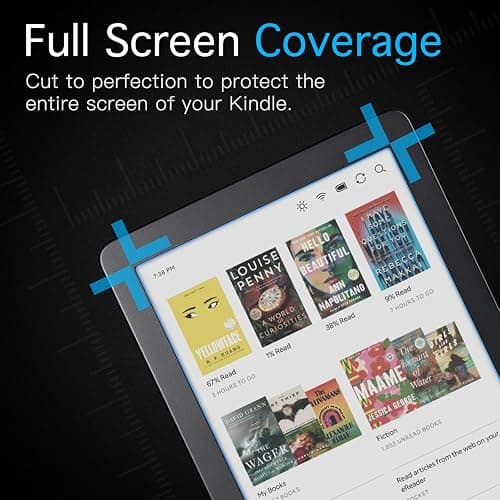 MoKo 3-Pack Screen Protector for Kobo Clara Colour 6" 2024/Kobo Clara BW 6" 2024/Kobo Clara 2E 6" 2022, Anti-Glare Premium PET Protective Film Full-Coverage Matte Screen Protector thumbnail 6