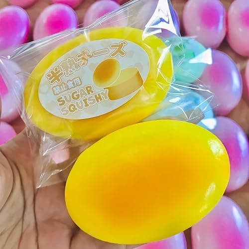 Slow Rising Squishy Toys, 4Pcs Sticky Bread Squishies Fidget Toys for | Super Soft Slow Rising Squishies, Vibrant Bread Shape Squeeze Toy for Anxiety Relief, ADHD, Party Favors thumbnail 5
