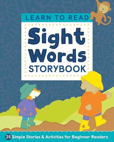 Learn to Read: Sight Words Storybook: 25 Simple Stories & Activities for Beginner Readers - Image 1