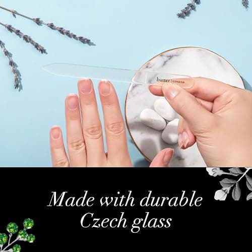 butter London Glass Nail File, Signature Glass Collection - Professional Nail Filers for Natural Nails - Salon Quality Manicure Pedicure Tool & Products for Fingernails & Toenails thumbnail 4