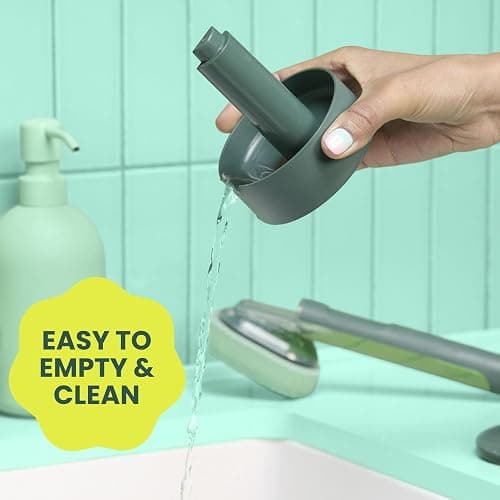 Brite by Scotch-Brite Fillable Dishwand | Household and Kitchen Sponge for Washing Dishes, 1 Dish Wand with Soap Dispenser thumbnail 8