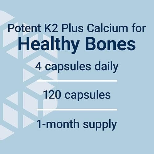 Life Extension Bone Restore Elite Calcium Supplement with Super Potent K2, Calcium, Vitamin D3, Magnesium, Boron, zinc, Vitamin K2, for Bone Health, Gluten-Free, Non-GMO, 120 Capsules thumbnail 5