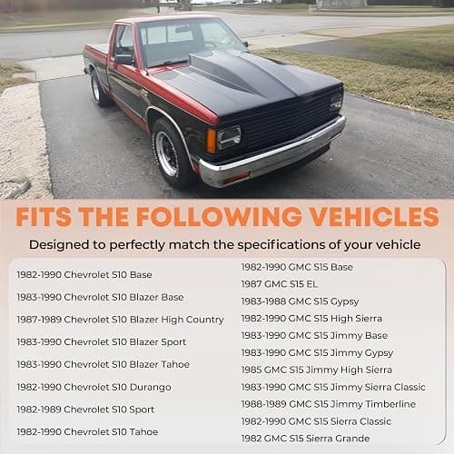 CarPartsDepot Front Bumper Face Bar Chrome Steel Compatible With 1982-1990 Chevrolet S10 Compatible With 1982-1990 GMC S15 GM1002365 thumbnail 7