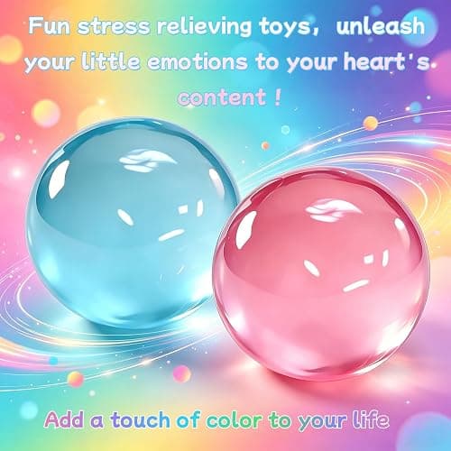 2Pcs Coconut Oil Squishy, Shapeable No Rebound Stress Relief Ball, Fun Sensory Fidget Toy, Fun Anxiety Gift for Adults & Kids. thumbnail 7