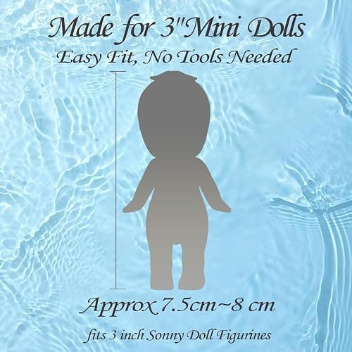 Kaitiaki 2PCS Mini Duck Floaties for Sonny Angel, Cute Yellow Duck Resin Swim Rings Accessories Fits 3 Inch Dolls, Decorative Display Props Clothes for Collectors, Doll Not Included thumbnail 5